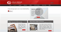 Desktop Screenshot of malikdeenarpharmacy.com